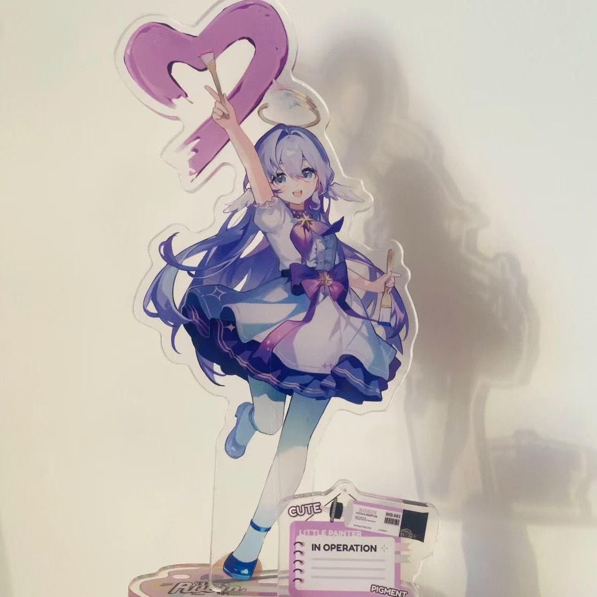 Honkai Star Rail Робин Воскресенье Акриловая Подставка Аниме Настольное Украшение 10cm Stand