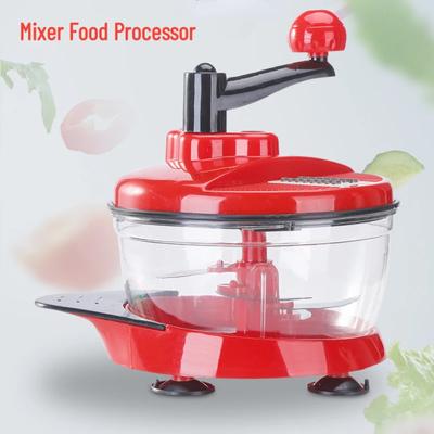 Mixér Kuchyňský robot Manuální Výkonný mixér na vejce Mlýnek na maso Kráječ na zeleninu Kráječ s čepelí z nerezové oceli