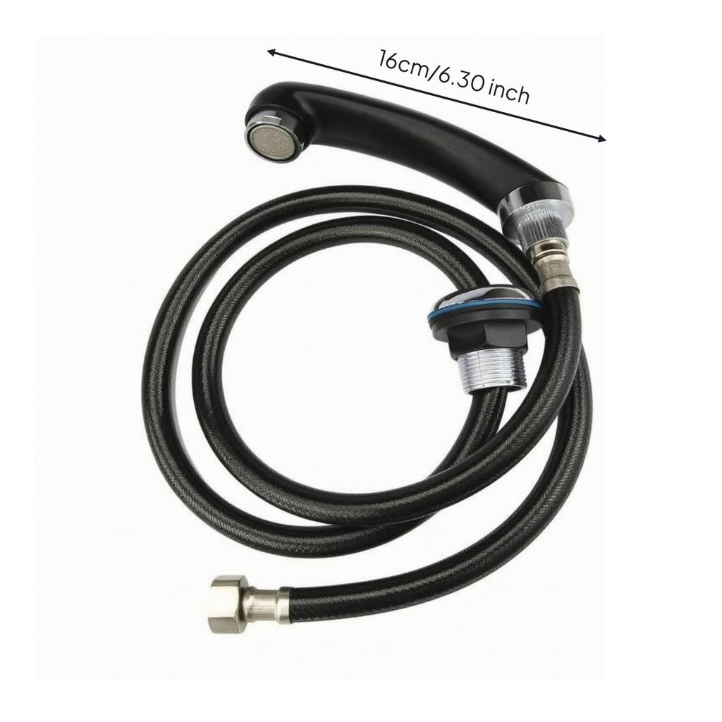 Salon Shampoo Sprayer Black Bowl Spray Head Universal Fit