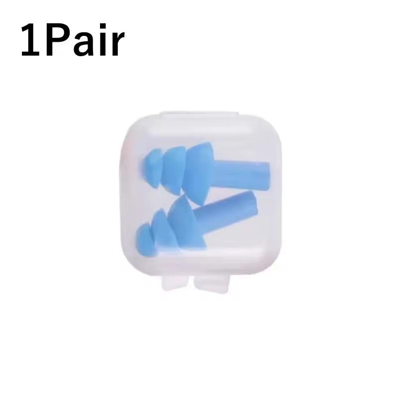 

1-10Pairs Noise Cancelling Silicone Earplugs Reusable Earplug With Rope Waterproof Swimming Rubber Ear Plugs Come with Box