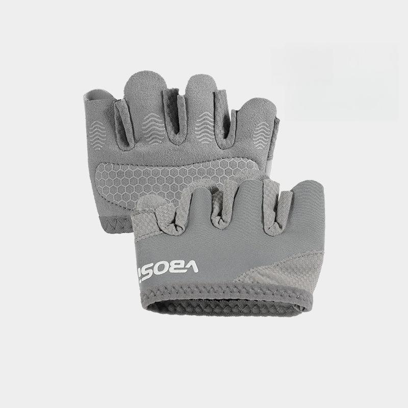 Four Finger Gloves Female Male Anti-callus Pilates Aerial Yoga Sports Fitness Non-slip Breathable Half-finger Gloves