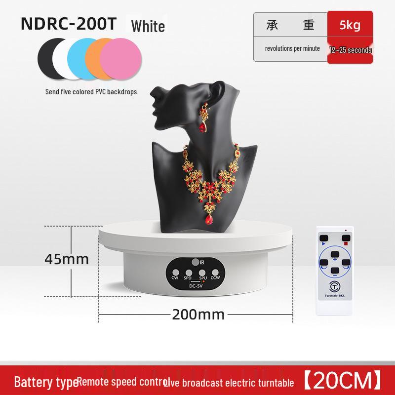 Turntable King Rotating Display Stand for Photography & Live Streaming