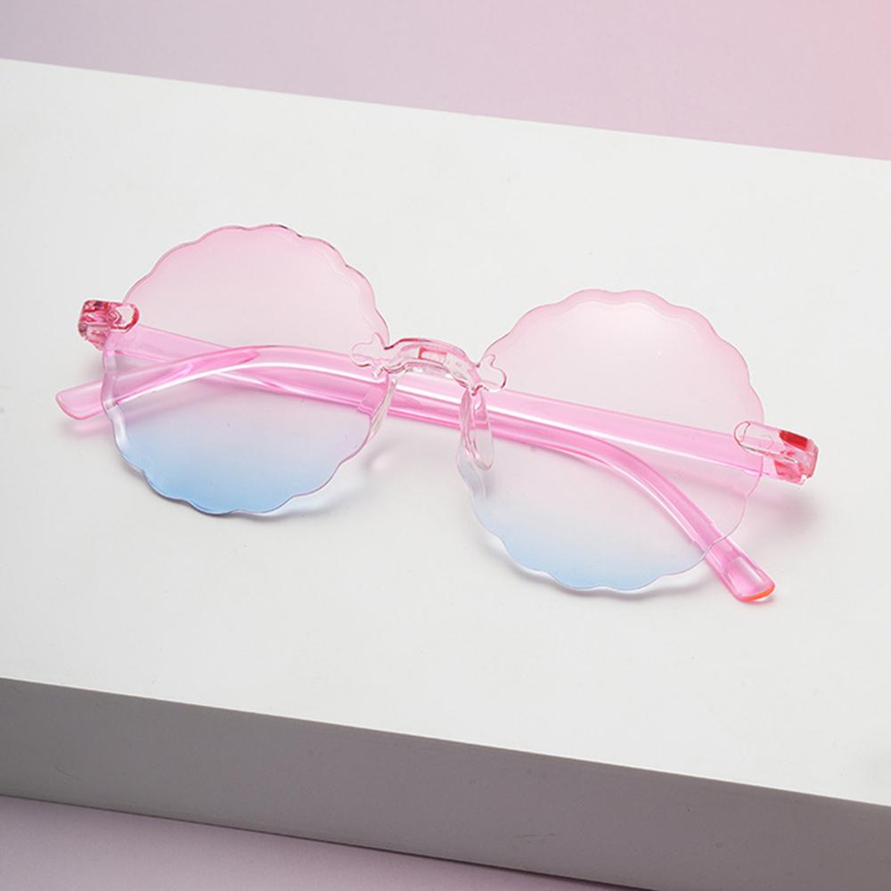 Candy Color Children'S Sunglasses Gradient Sun Glasses Round Frame Sunglasses Eyewear Outdoor Baby Shades Colorful Goggles