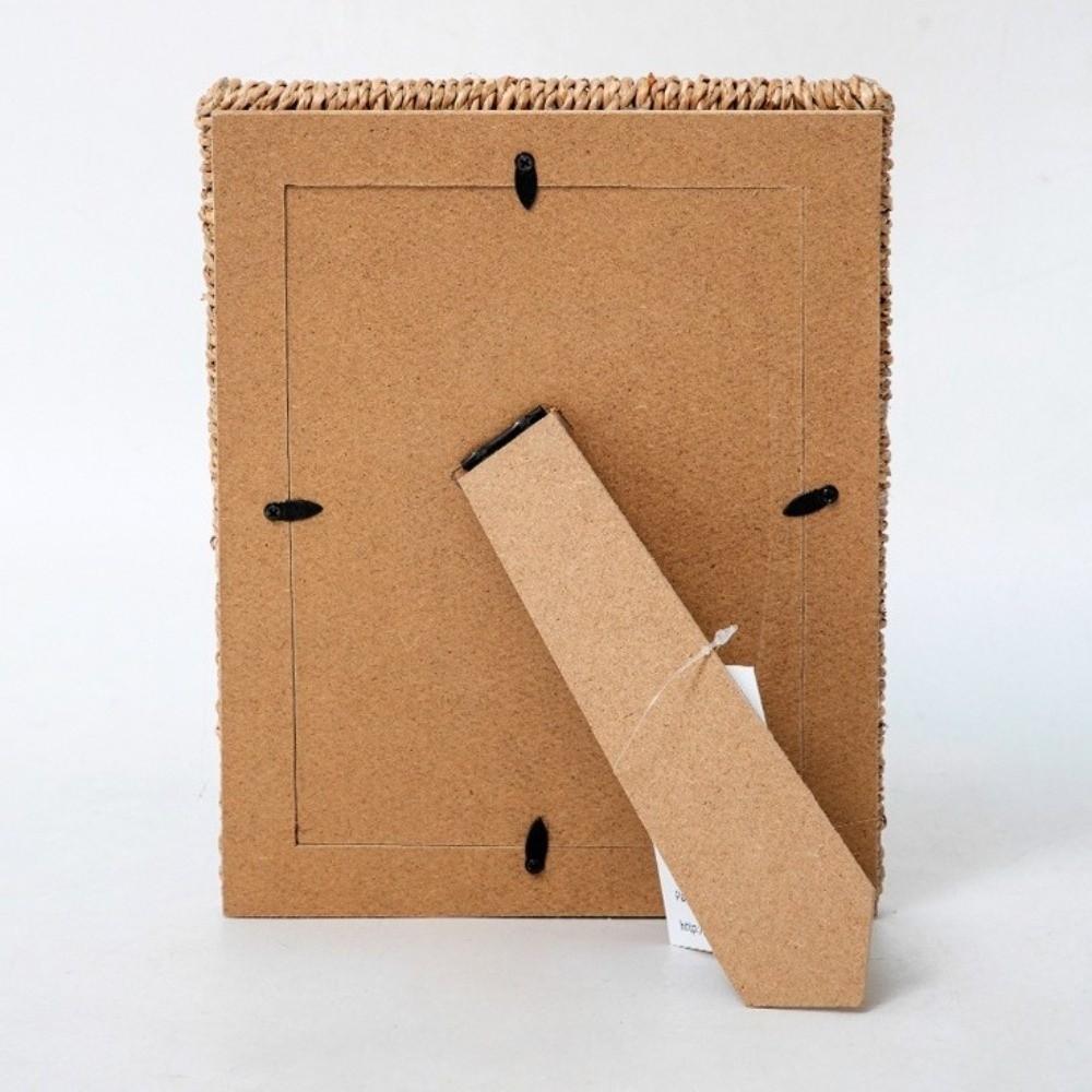 Handmade Woven Photo Frame Rustic Tabletop Photo Frame Picture Frame Ornaments  Birthday Parties