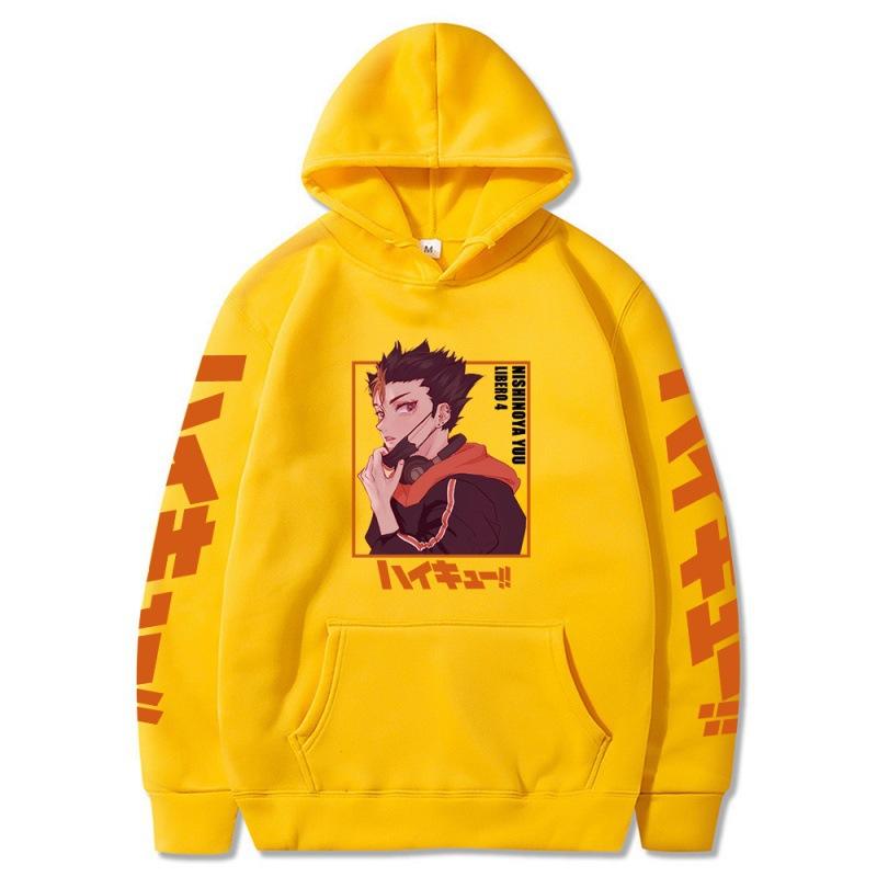 Fashion Japanese Anime Haikyuu Cosplay Print Hoodie Women Men Harajuku Plus Size Sweatshirt Karasuno High School Pullover Hooded Sportswear