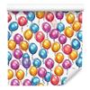 Birthday Balloons Wallpaper White, Blue and Purple 50x1000