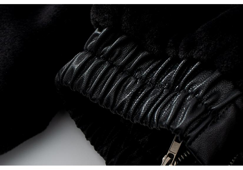 2025 European & American Street Style High-Waisted Textured Furry Hooded Women's Jacket