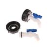 IBC Tankadapter 1/2 3/4 Zoll Kunststoffhahn Ersatzventil 60 mm Grobgewinde Import Gartenwasseranschlüsse Ablaufadapter