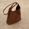 2025 N+ew casual shoulder bag leather women's bag large capacity tote bag simple trend cross-body bag source factory