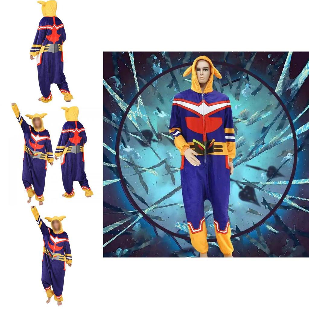 Cosplay All Might z My Hero Academia ze směsi polyesteru pro Halloween a fanoušky anime