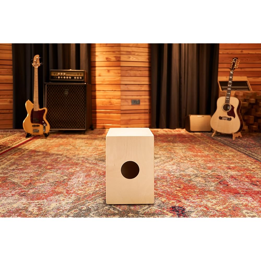 MEINL Percussion Jam Cajon with Built-in Fixed Snare, JC50BW [Official Japanese Product]