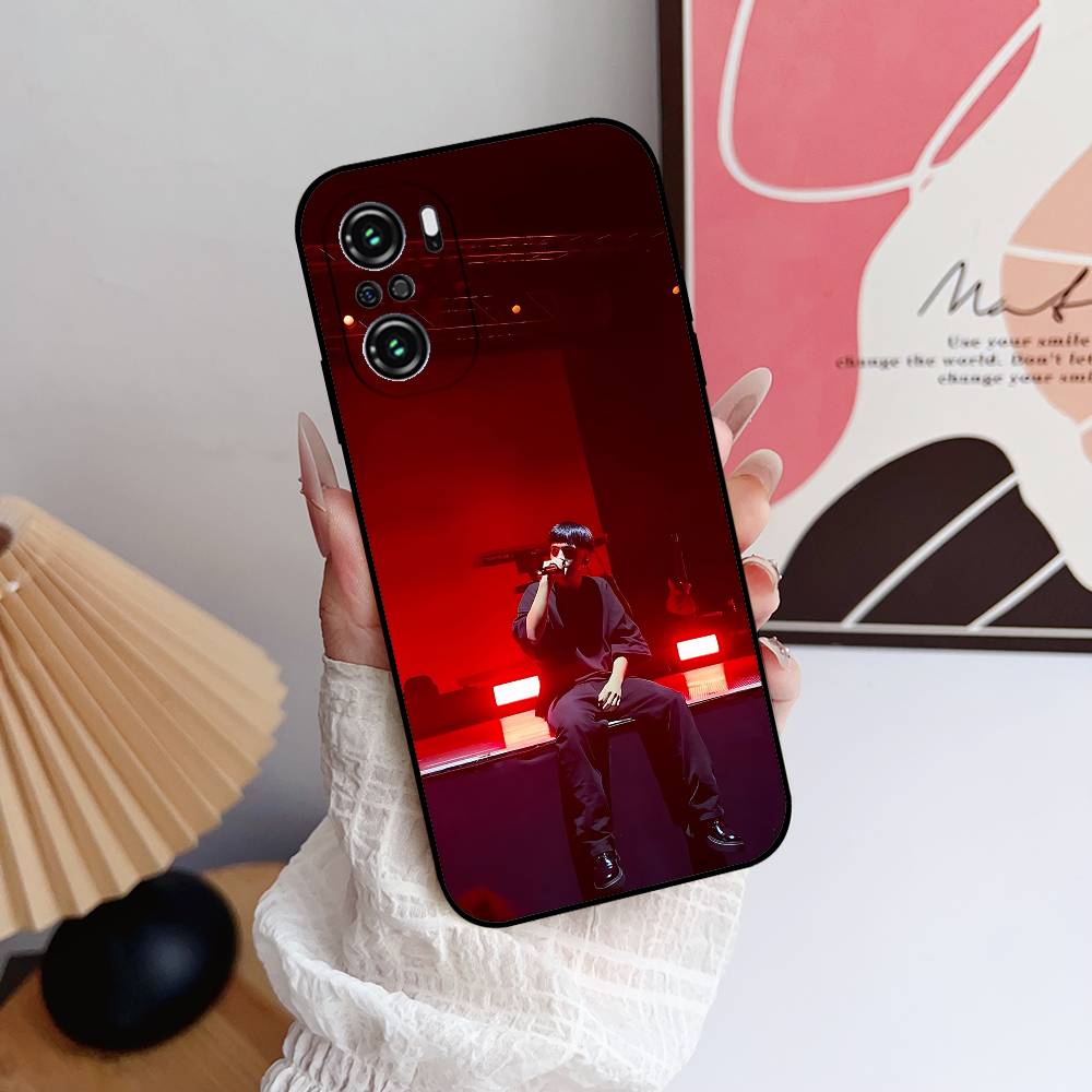 Singer H-MiloS J Phone Case Black Phone Case For Xiaomi 11 12 Redmi Note 11 5G 8T 9A 9 10T Note8Pro Note9 12S Ultra