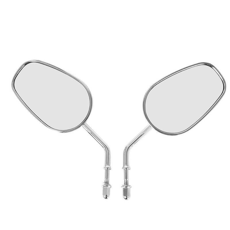 Aluminum Rearview Mirror Harley-Davidson Sportster 883 Custom Bike Chrome Black Vintage Style Motorcycle Side