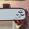Car Rearview Mirror Stickers Mini Bat Group Reflective Decals Vinyl Waterproof Stickers Halloween Decorations Stickers