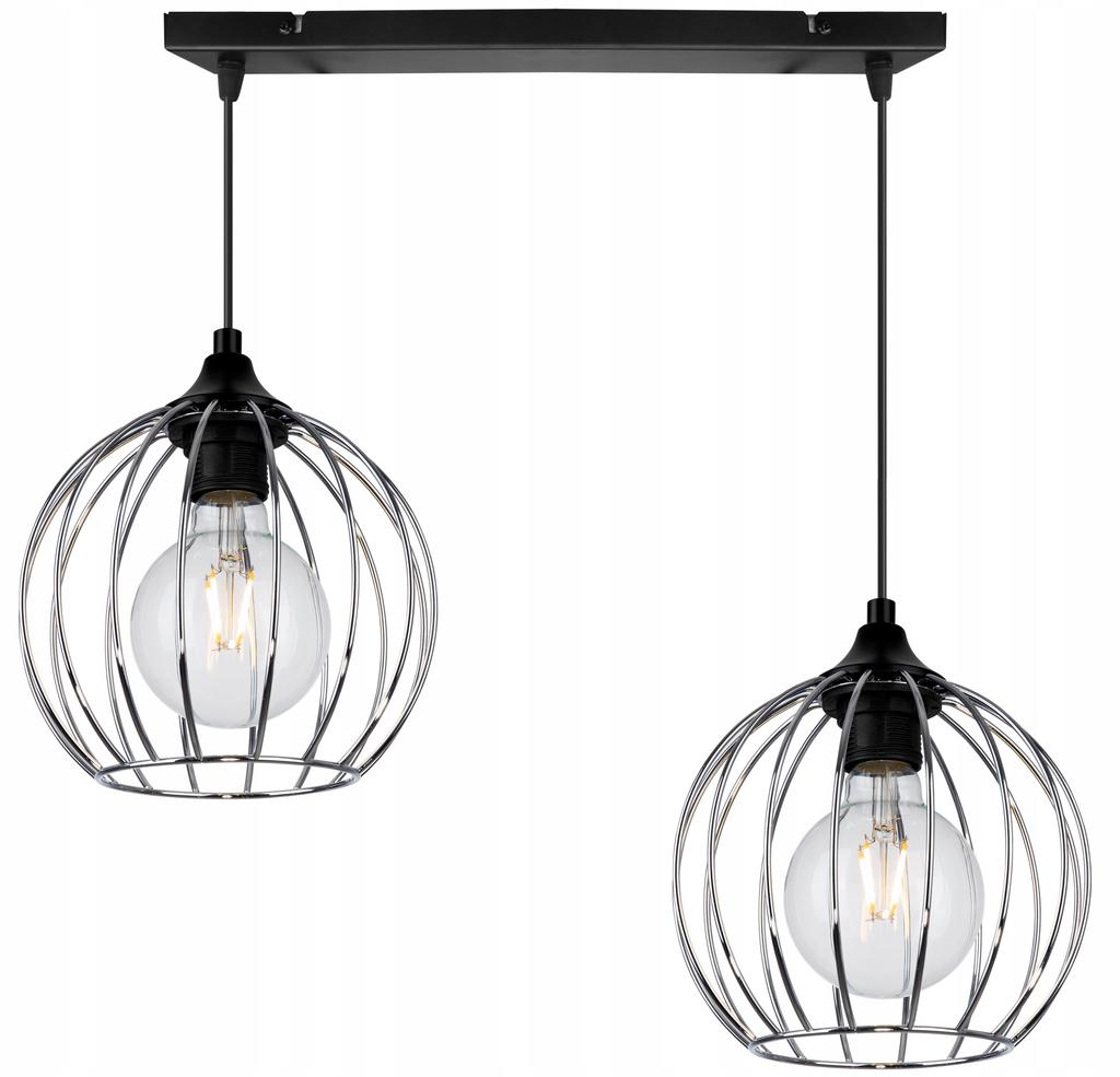 CEILING HANGING LAMP, WIRE CHROME LED