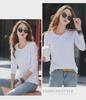 2021 Korean Long-Sleeve T-Shirts for Women: Slimming Solid Color Layering Tops, Youthful Style