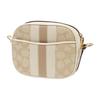 Coach Dempsey 14 Classic Plaid Jacquard Pebble Leather Camera Bag Women Shoulder Bag Light-Khaki C9120-IMDQC