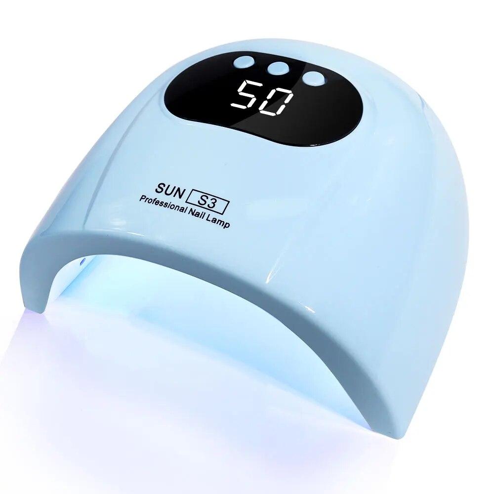 88W Professional 24LEDs Nail Dryer With Timer Setting for Quick Curing Drying All UV Gel Nail Lamp for Manicure Salon Tools