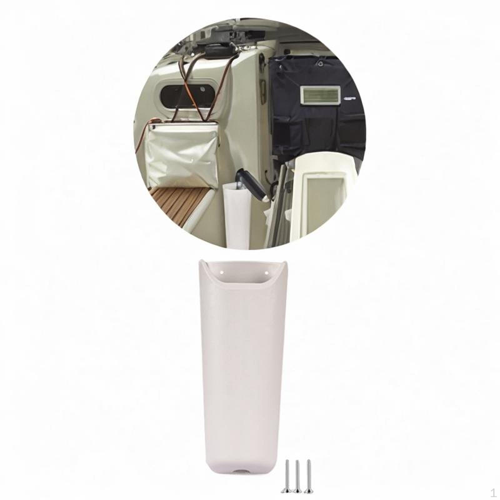 Держатель ручки лебедки Органайзер Винты для крепления контейнера Крепеж с дренажными отверстиями белый