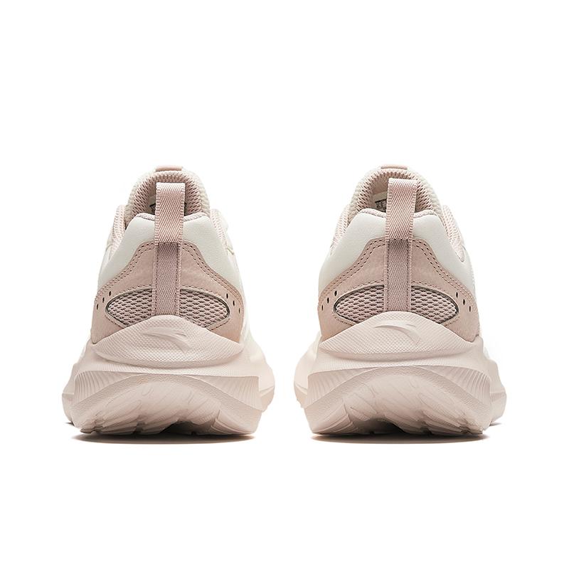 Anta Flying Dream Cushioning Abrasion Resistant Lightweight Low top Running Shoes Women's White Gray Silver Sneakers 922525536F-1