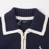 HAZZYS Girls' Winter Wool Blend Lapel Cardigan