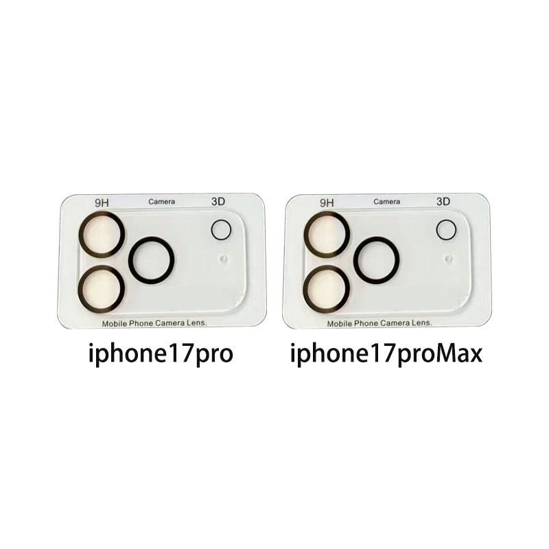Apple iPhone 17 Pro Max Rear Camera Lens Protector, Tempered Full Coverage Sticker