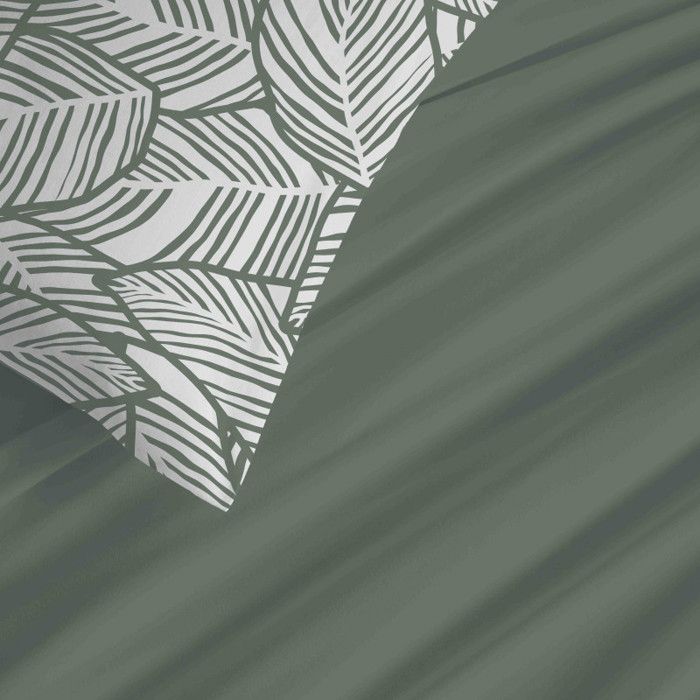 Complete Reversible Duvet Cover Set "Vanessa" 6 Pieces for 160 X 200 Bed Fira Rosemary