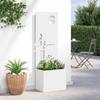 Garden Privacy Screen White 50 X 32 X 150 Cm