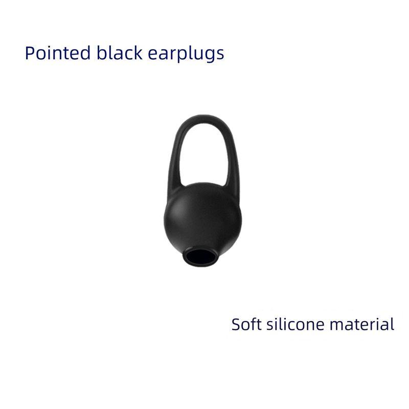 

Walkie-Talkie Ear Hook Earplugs, Soft Sponge Covers, Auxiliary Ear Clips, Silicone Plastic Ear Hooks, Anti-Slip and Anti-Fall Ear Hooks 5-Pack Pointed Nozzle Plugs