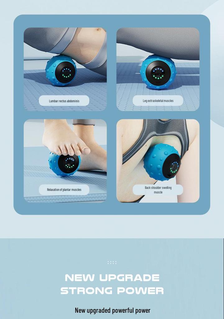 Electric Vibration Massage Ball for Muscle Relaxation and Fitness Yoga