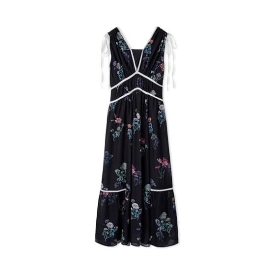 SNIDEL Women s SWFO254120 Flower Drost Detail Dress