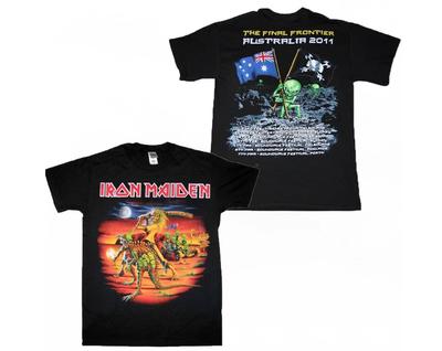 Iron Maiden Australia Final Frontier Tour Event 2011 T-Shirt, Iron Maiden Shirt