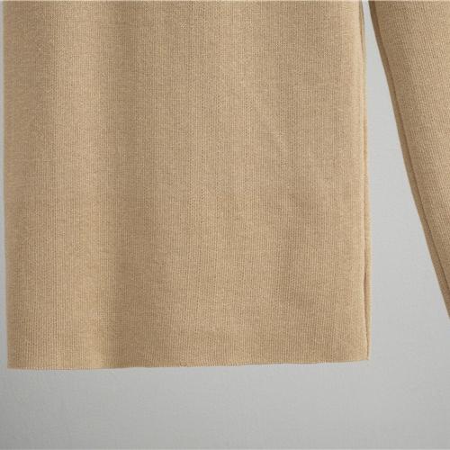 2pcs Knit Pants Suits Women's  Loose Plus Size Embroidery Sweater Knit Wide-Leg Pants Two-Piece Set Knit Outfits Autumn Winter