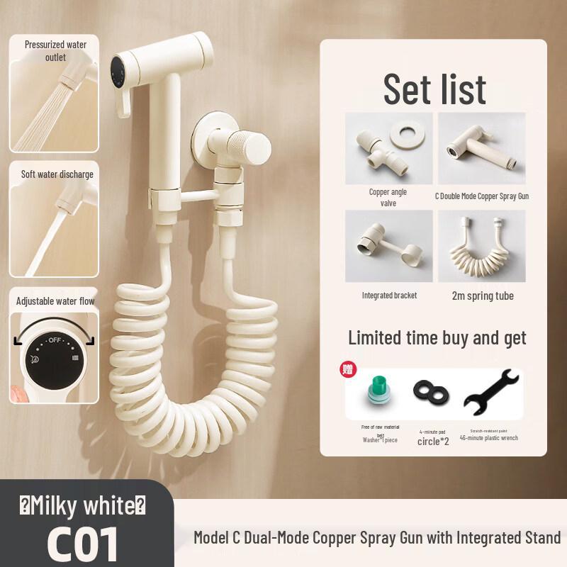 TLXT Bidet Sprayer Kit for Toilet Bathroom