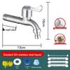 Yipan 304 Stainless Steel Extended Washing Machine Faucet