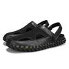 Men Hiking Sandals Outdoor Black Brown Mesh Clogs Wide Palm Slippers Closed Toe Sport Sandals Beach Shoes Large Size
