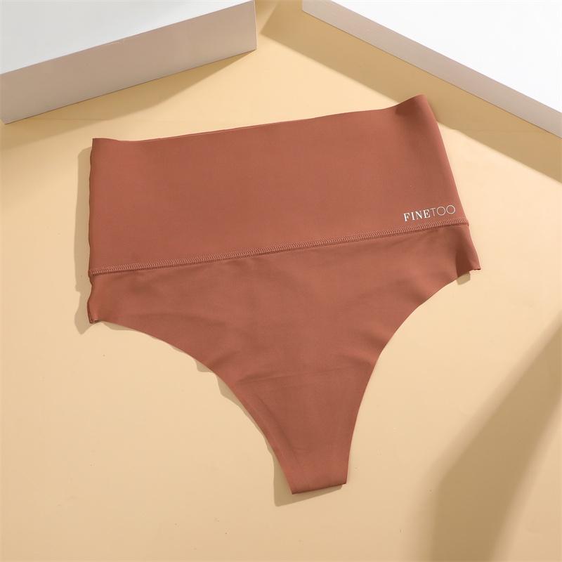 FINETOO Bodyshaper Høy midje sømløs thong Dame Anti-bakterie Truser Kvinnelige Intimates Undertøy