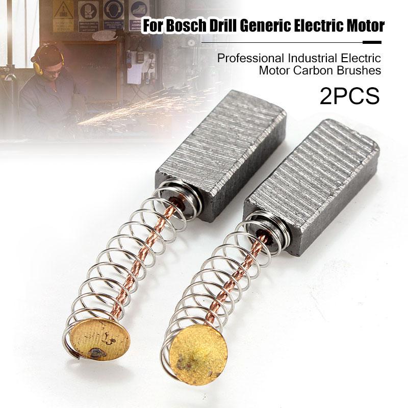 2Pcs/10Pcs 17x8x5mm Carbon Brushes Industrial Electric Motor Graphite Brush For Bosch Drill Generic Repairing Part Replacement