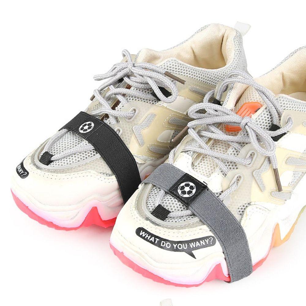 4pcs Quick-Release Soccer Cleat Covers Elastic Shoe Protectors Practical Shoe Lace Bands Soccer