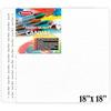 Variety Canvas 18 X 18 Inch Cotton Canvas Board For Painting, Pack Of 1 Piece - White