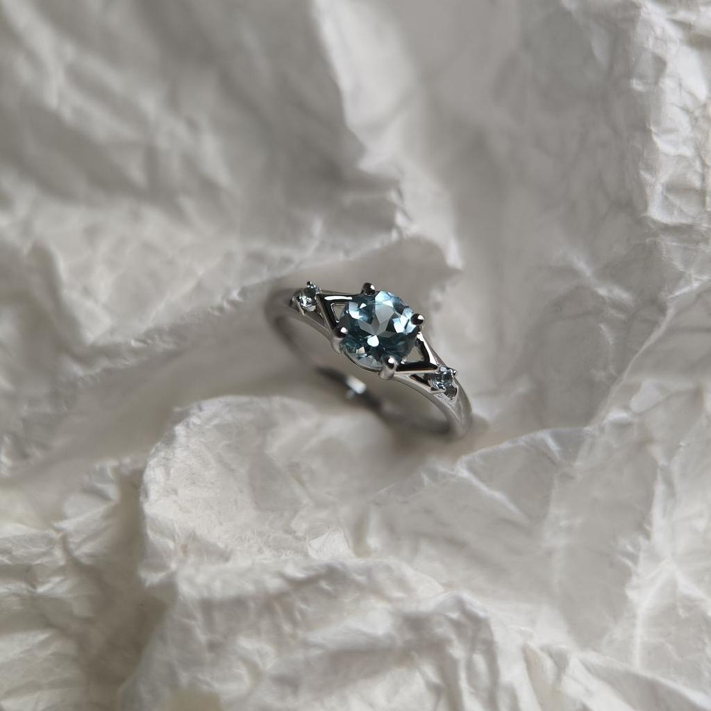 Серебряные серьги с натуральным топазом 2.117ct (2179467)