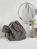Retro Plaid Double-Sided Women's Shoulder Bags Large Capacity Ladies Nyl Tote Shopping Bag Casual Versatile Girls Handbags