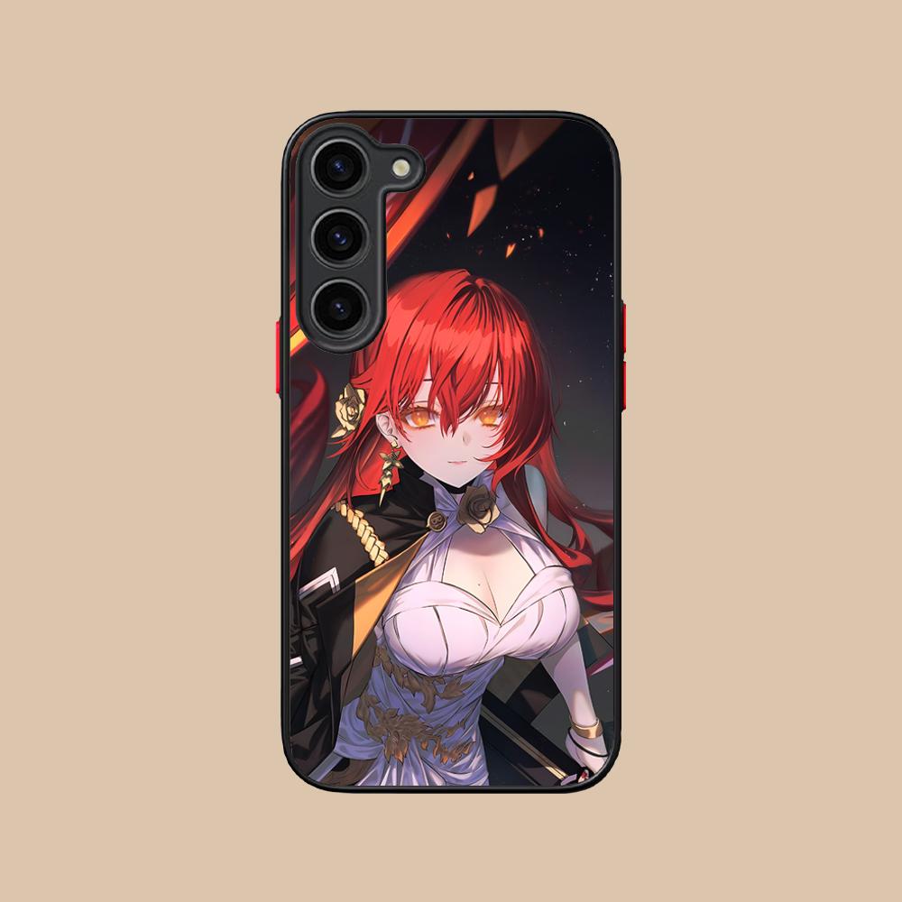 HSR Himeko Silicone Mobile Phone Case for Samsung Galaxy S26 S25 S24 S23 S22 S21 Plus FE Ultra Colorful Cover