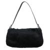 FENDI [Excellent Condition] 2321-26424-099 Fur and Leather Mamma Bucket One Shoulder bag blackUsed