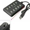 1 Piece 10-Port Hub USB 2.0 High Speed Multiple Splitter Adapter Extension Cable