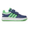 Adidas Neo Hoops 3.0 Vielseitige Bequeme Stoßdämpfende Strapazierfähige Low-Top Kinder-Sneaker Kinder-Sneaker Blau Grün IG6107