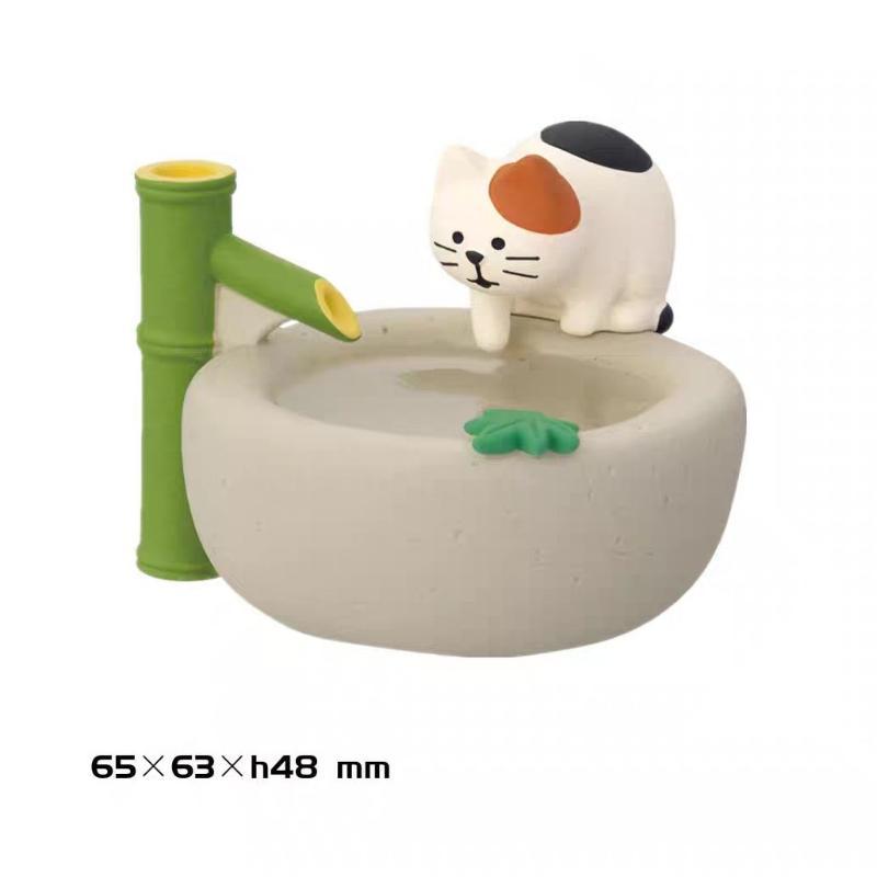 Creative Japanese Cat Groceries Summer Watermelon Cat Series Play Gifts Ins Resin Crafts Diy Small Ornaments Collection Gifts