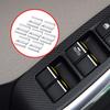 For Mazda 3 6 CX5 CX3 CX4 Atenza Axela Window Lift Switch Buttons Sequ Trim Decorative Sticker Interior Accessories