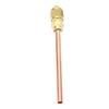 Air Conditioner Access Valve 1/2 20 UNF Copper AC Refrigeration Filling Access Valve with Core and