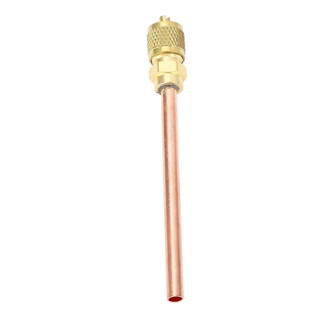 Air Conditioner Access Valve 1/2 20 UNF Copper AC Refrigeration Filling Access Valve with Core and